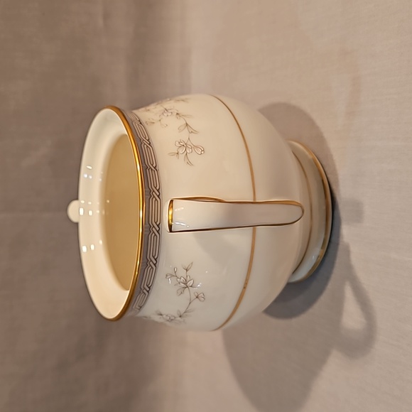 NEW Noritake Salzburg 7299 Sugar Bowl (no lid) Ivory China - Picture 4 of 10